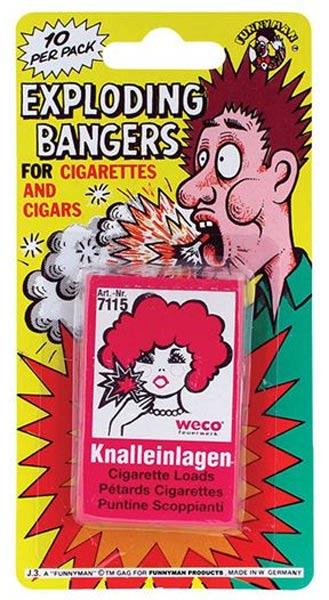 Cigarette Bangers by Funnyman GJ411 available here at Karnival Costumes online party shop