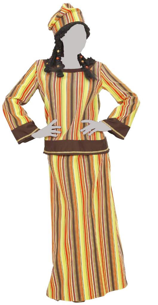 African Woman Fancy Dress Costume by Widmann 7381 available here at Karnival Costumes online party shop