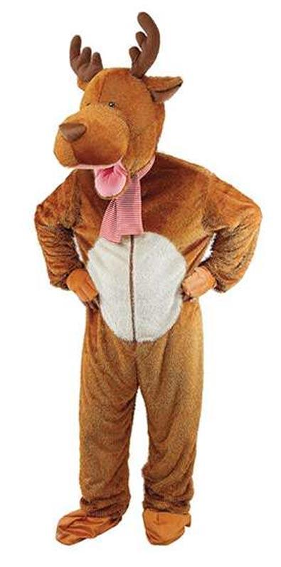 Deluxe Reindeer Fancy Dress Costume by Bristol Novelties AC942 available here at Karnival Costumes online party shop