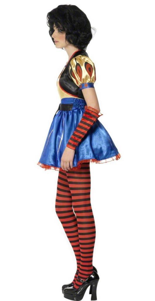 Rebel Toon Snow White fancy dress costume by Smiffys 34195 available here at Karnival Costumes online party shop - Side View