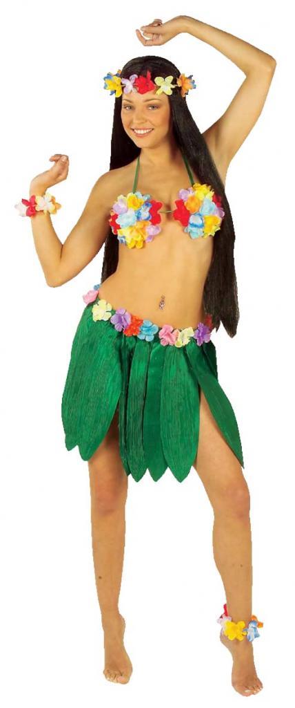 Hawaiian Skirt - Banana Leaf by Widmann 3375T available here at Karnival Costumes online party shop