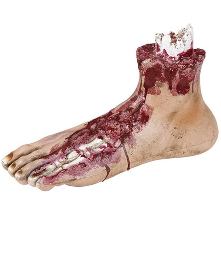 Human Size Severed Foot by Widmann 00475 available here at Karnival Costumes online Halloween party shop