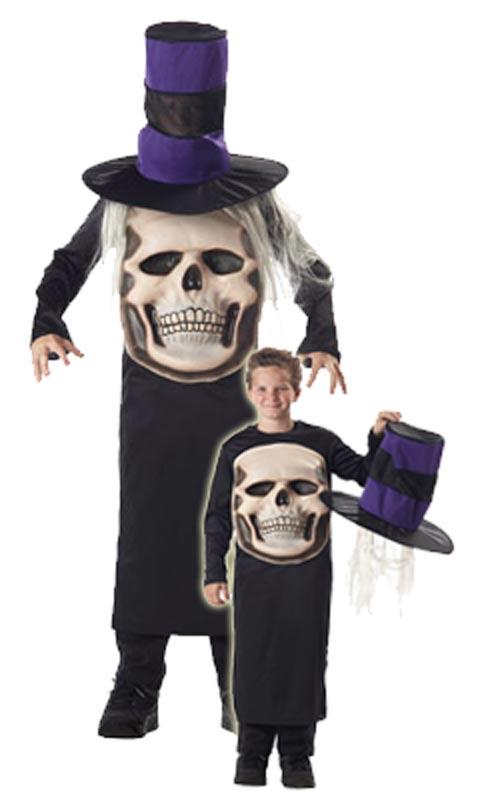 Boy's Skull Mad Hatter Halloween costume by Fun World 3623 available in the UK here at Karnival Costumes online party shop