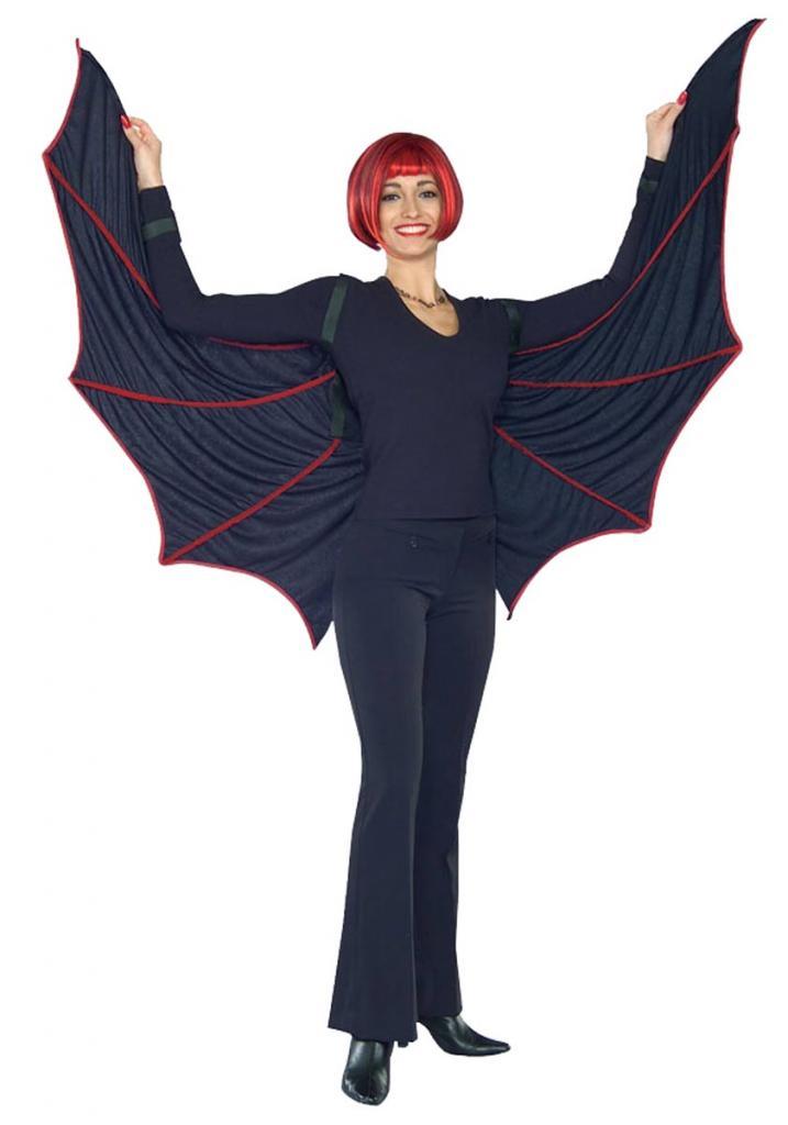 Giant Sized Black Velvet Bat Wings from a collection at Karnival Costumes