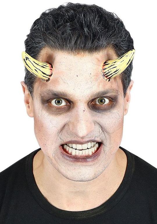 Special effects make-up Demon Horns set by Widmann 4173A available here at Karnival Costumes online party shop