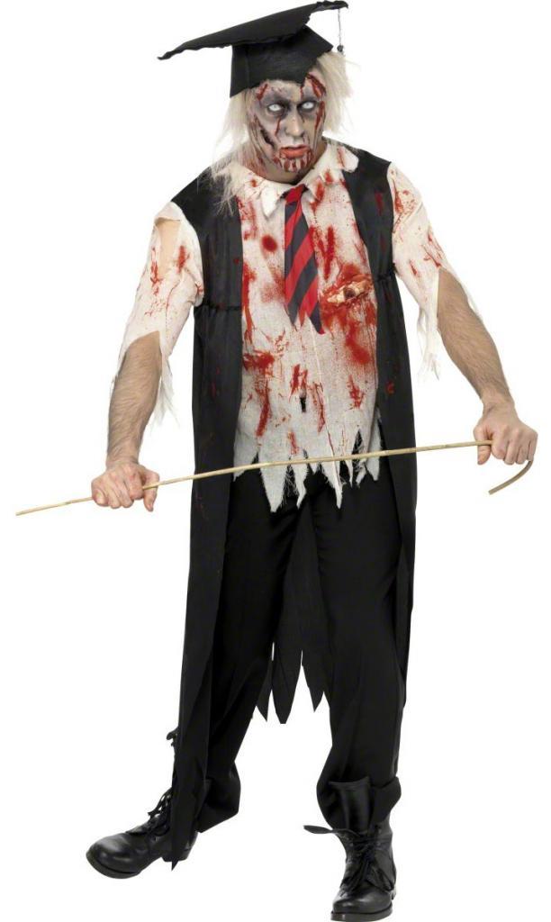 High School Horror Zombie Headmaster Fancy Dress Costume