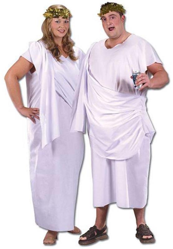Full Cut Unisex Roman Toga Adult Costume AC863 Karnival Costumes