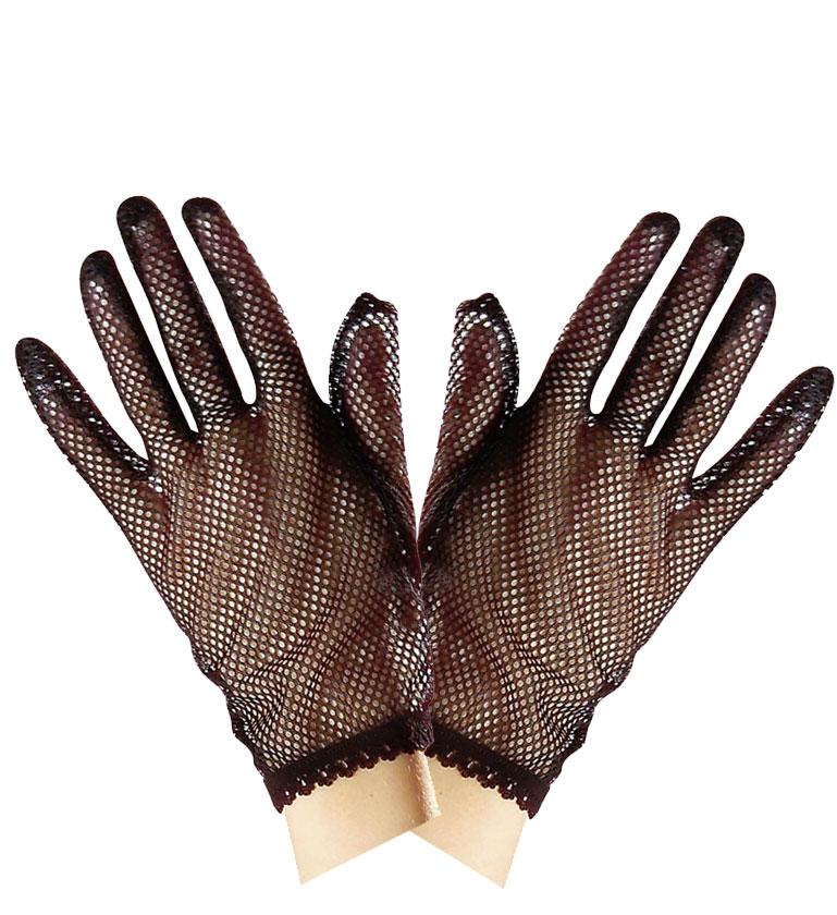 Black Fishnet Gloves by Widmann 1470B available here from a collection of women's gloves here at Karnival Costumes online party shop