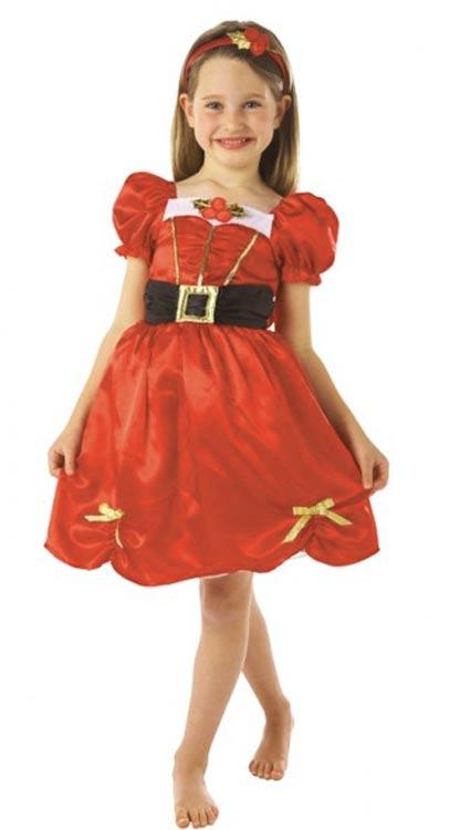 Little Miss Santa fancy dress costume by Christies for Amscan 995048 available here at Karnival Costumes online Christmas party shop