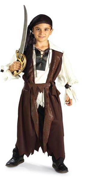 Boys Caribbean Pirate Fancy Dress Costume by Rubies 881097 available here at Karnival Costumes online party shop