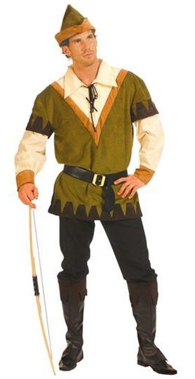 Deluxe Robin Hood costume for men by Bristol Novelties AC076 available here at Karnival Costumes online party shop