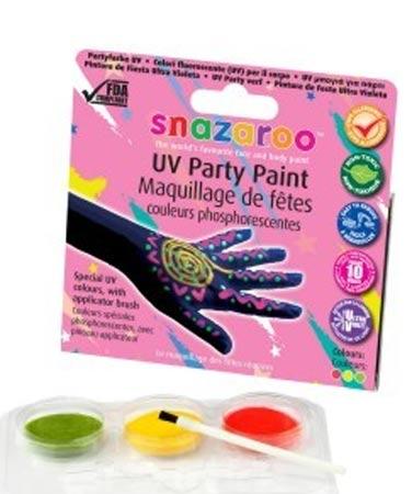 Snazaroo Face Paint Set - UV Party Paint