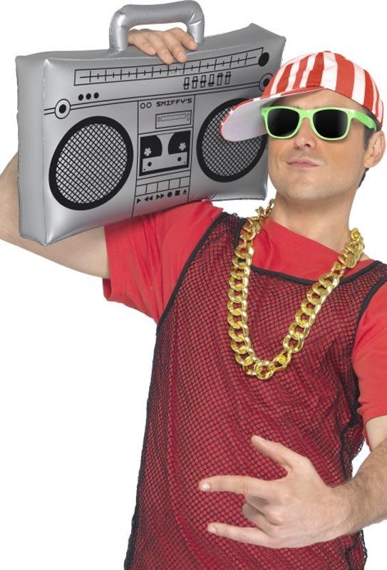 Inflatable Ghetto Blaster - Hip Hop Costume Accessories