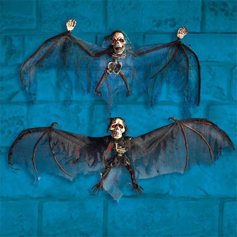 Skull Horror Bat from a collection of Halloween Decorations and Props by Premier Decorations 91242 available here at Karniaval Costumes online Halloween party shop