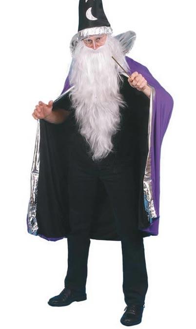 Wizards Purple and Black Reversible Cape