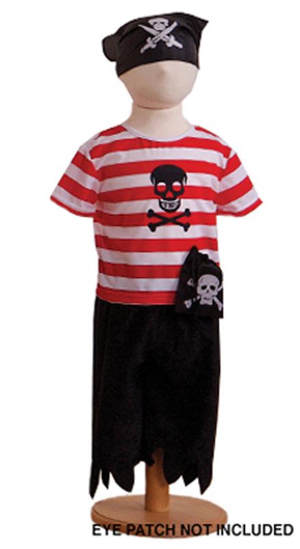 Buccaneer Pirate Deluxe Costume - Toddlers Pirate Costumes