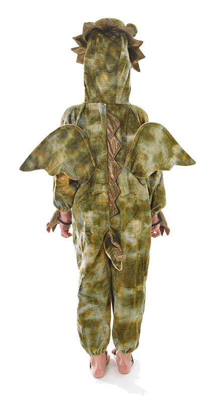 Deluxe Dragon Costume - Childrens Fantasy Animal Costumes - Rear View