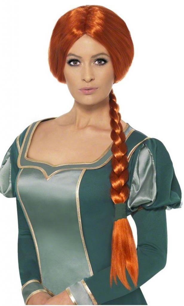 Princess Fiona Wig by Smiffy 37840 fully licensed and from a collection of Movie Themed Wigs available here at Karnival Costumes online party shop