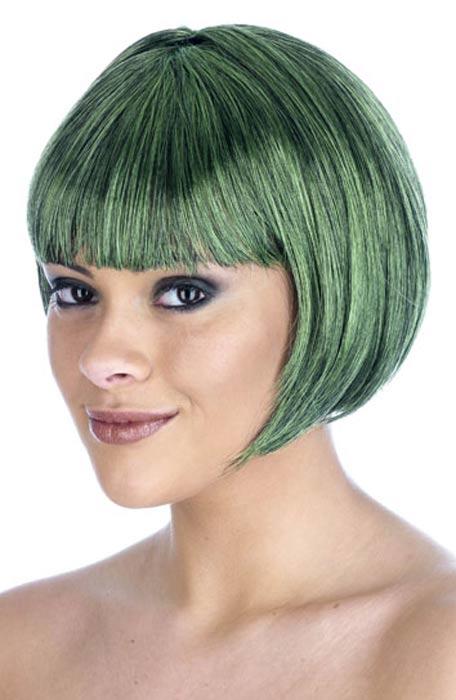Green Bob Wig - Ladies Costume Wigs