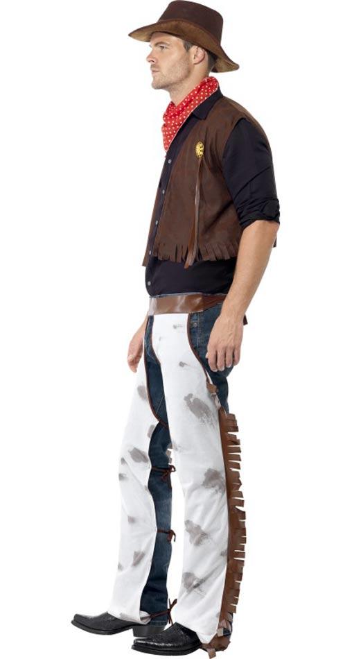 Cowboy Adult Fancy Dress Costume by Smiffy 20471 and available from Karnival Costumes online party shop