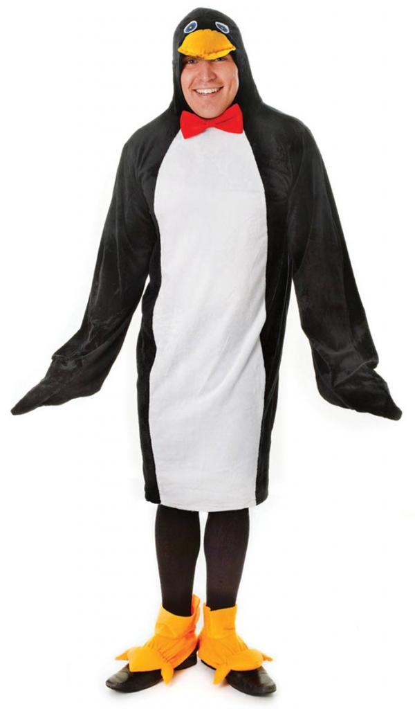 Penguin Costume Adult's Fancy Dress by Bristol Novelties AC667 available here at Karnival Costumes online party shop
