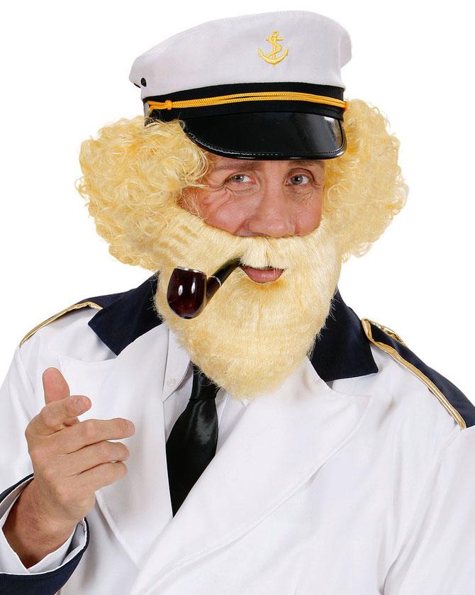 Blonde Character Beard and Moustache by Widmann 0779B available here at Karnival Costumes online party shop