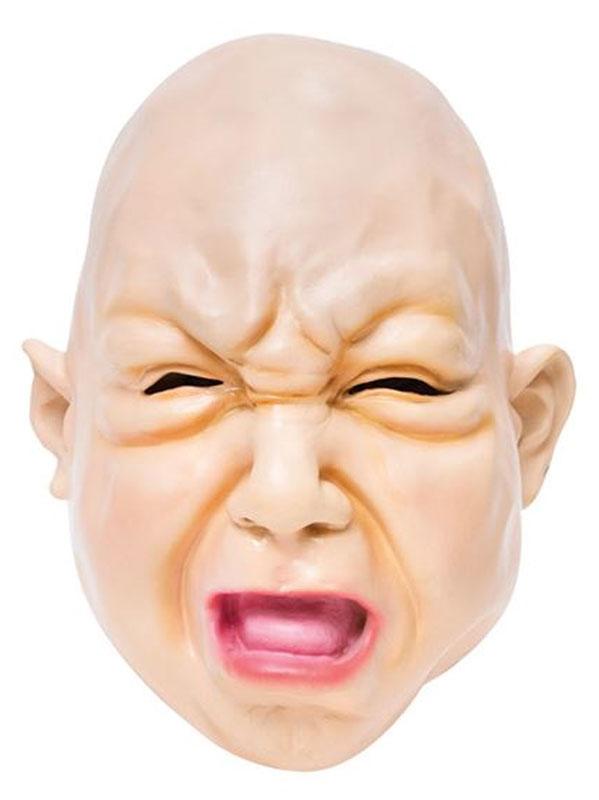 Adult Chubby Faced Baby Boy Mask by Bristol Novelties BM412 available here at Karnival Costumes online party shop