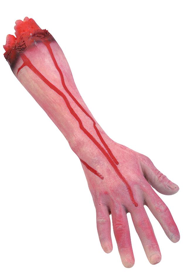 Severed Arm Child Sized Halloween Gorefest fake body part accessory by Bristol Novelties GJ249 from Karnival Costumes online Halloween party shop