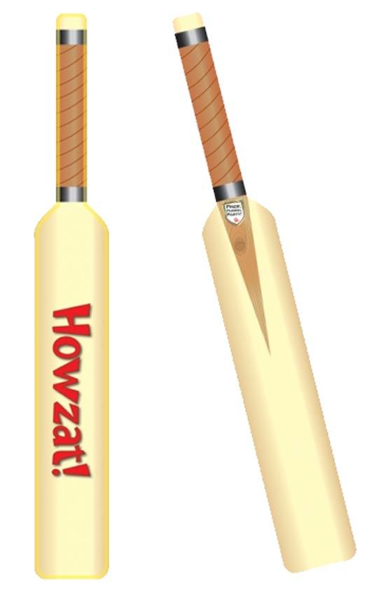 Inflatable Cricket Bat - Sports Costume Accessory from Karnival Costumes