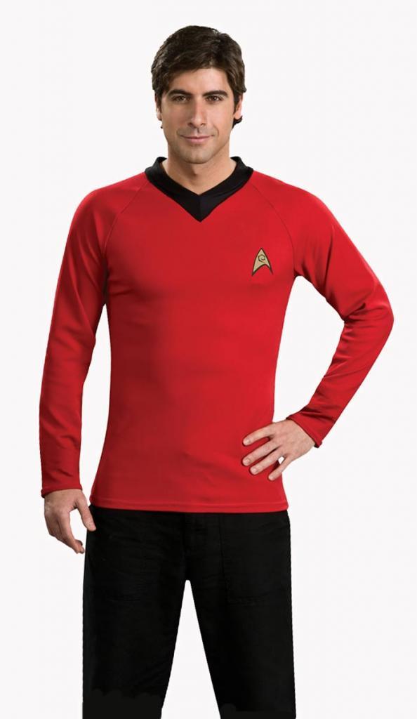 Classic Star Trek Fancy Dress Costume - Scotty Uniform from a collection of themed space fancy dress for adults at Karnival Costumes