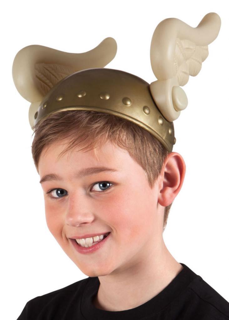 Children's Gaulois Helmet with Flying Wings by Boland 01373 available from Karnival Costumes