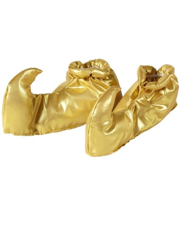 Arabian Shoe Covers in Gold by Widmann 9563S from Karnival Costumes online party shop