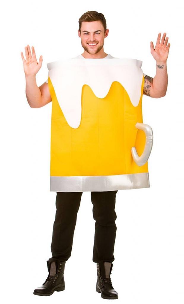 Beer Mug Fancy Dress Costume by Wicked FN8629 for Men available here at Karnival Costumes online party shop