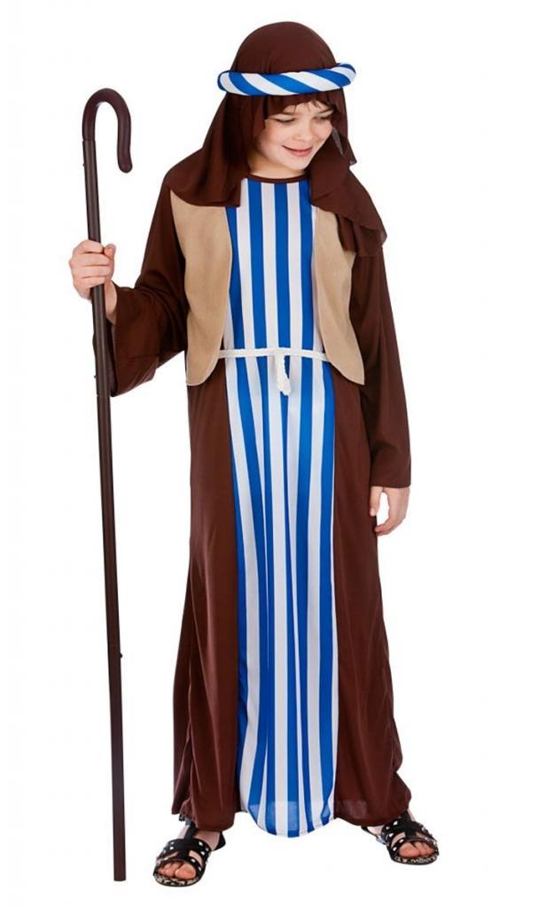 Nativity Joseph Fancy Dress Costume for Children by Wicked XMC-4565 available here at Karnival Costumes online Christmas party shop