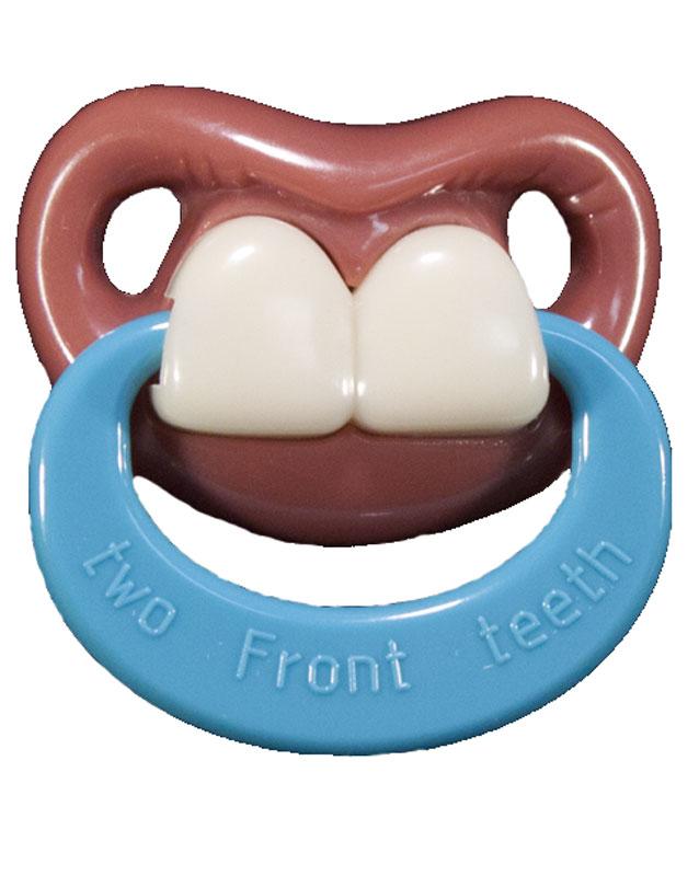 Two Front Teeth Pacifier from Billy Bob 50090R and available from Karnival Costumes