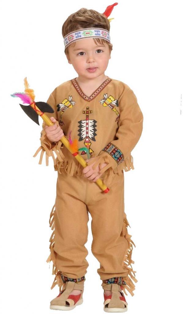 Toddlers Wild West Indian Costume by Widmann 4892B available at Karnival Costumes