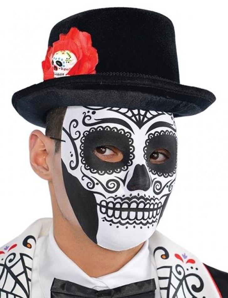 Day of the Dead Mask for Men by Amscan 999797 available from Karnival Costumes online party shop