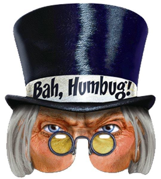 Christmas Scrooge Mask by Mask-arade SCRO01 and available from Karnival Costumes