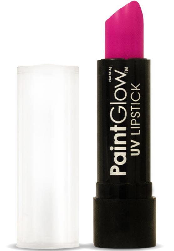 PaintGlow UV Lipstick in Neon Pink by Paint Glow AI1A04 and available from Karnival Costumes online party shop