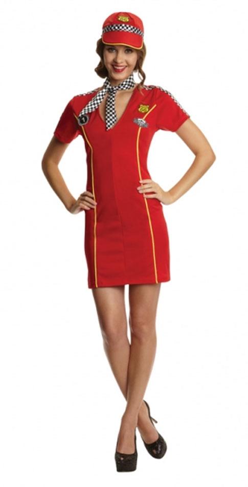 Racing Girl Adult Fancy Dress Costume by Amscan 997697 available from Karnival Costumes