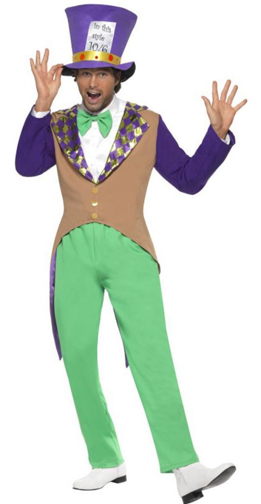 Mad Hatter Adult Fancy Dress Costume by Smiffys available from Karnivalk Costumes online party shop