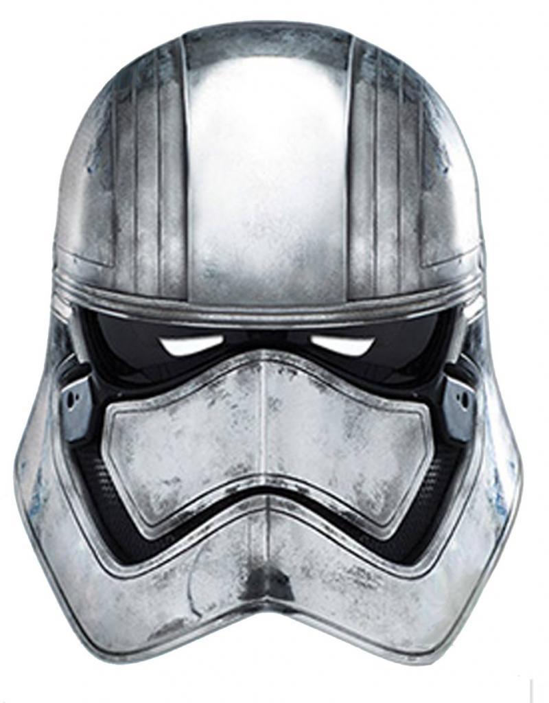 Star Wars Captain Phasma Face Mask by Mask-erade SWCPH01 available from a collection of Star Wars masks from Karnival Costumes