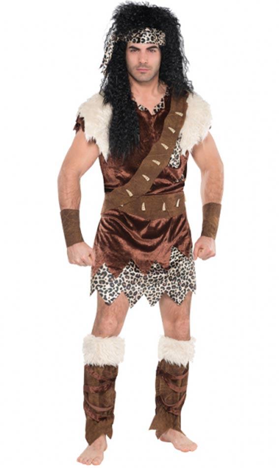 Neanderthal Caveman Costume for Adults by Amscan 996955 available in sizes med/lrg and lrg/xl available here from Karnival Costumes online party shop