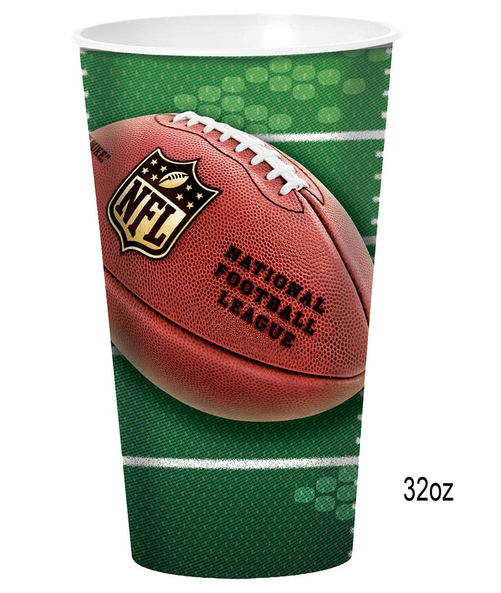 American Football official NFL Stadium Cup 32oz/909ml by Amscan 421214 available in the UK here at Karnival Costumes onlien party shop