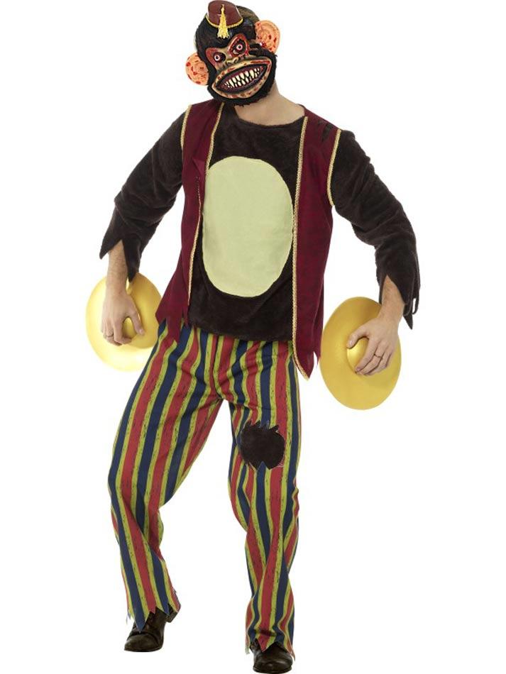 Deluxe Clapping Monkey Toy Costume by Smiffy 45574 available here at Karnival Costumes online Halloween party shop