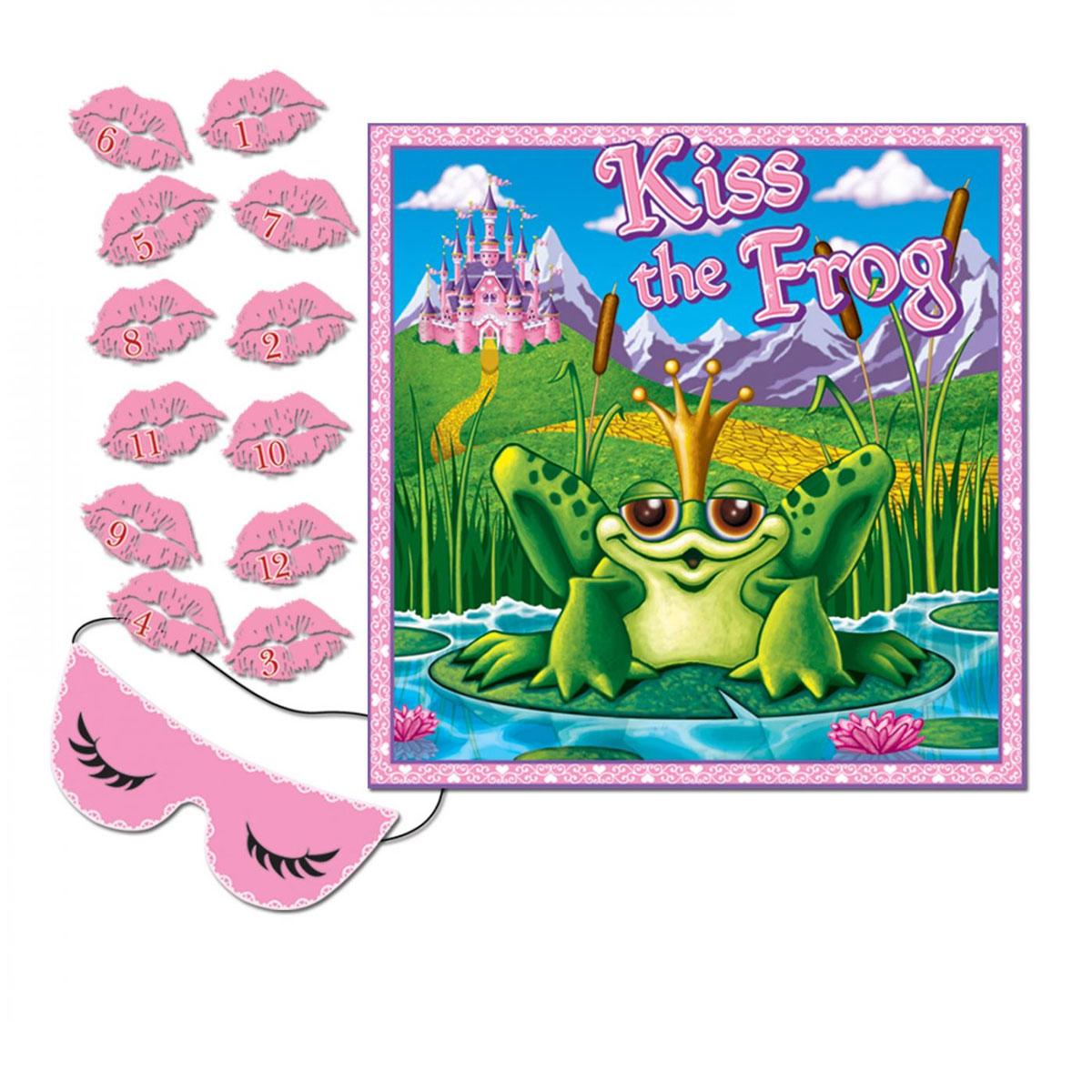 Kiss the Frog Party Game by Bistle 66670 available here in the UK at Karnival Costumes online party shop