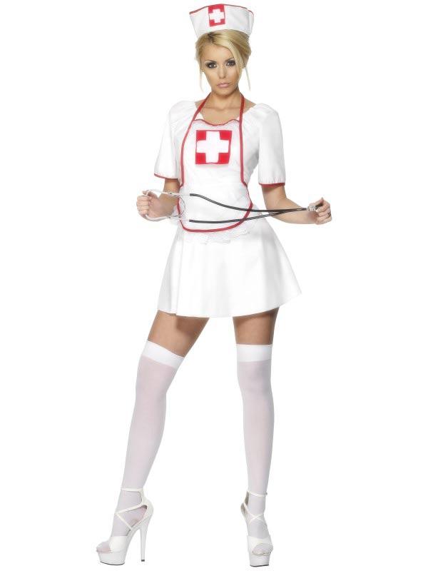 Sexy Nurse Costume by Smiffy 21763 available here at KArnival Costumes online party shop