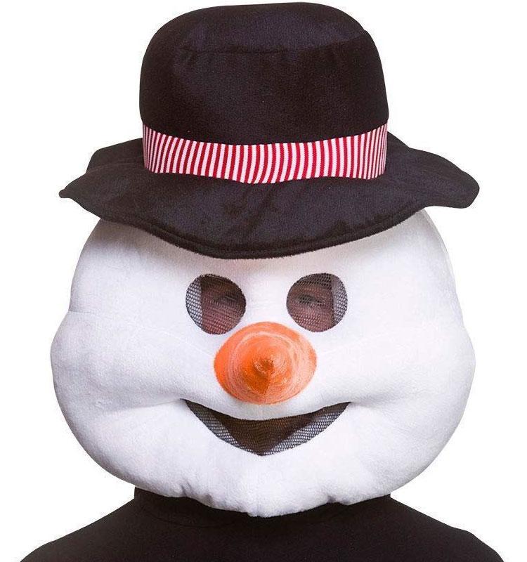 Snowman Mascot Head by Wicked XM4645 available here at Karnival Costumes online Christmas party shop