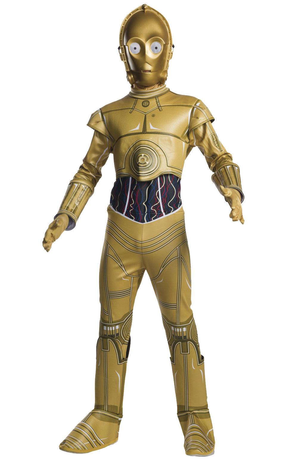 C-3PO Star Wars Fancy Dress for Children by Rubies 640557 available here at Karnival Costumes online party shop