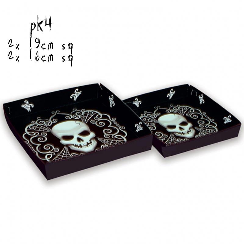 Halloween Fright Night Serving Platters by Amscan 997452 available here at Karnival Costumes online Halloween party shop